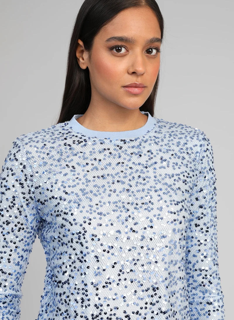 T-SHIRT ABELIA bleu