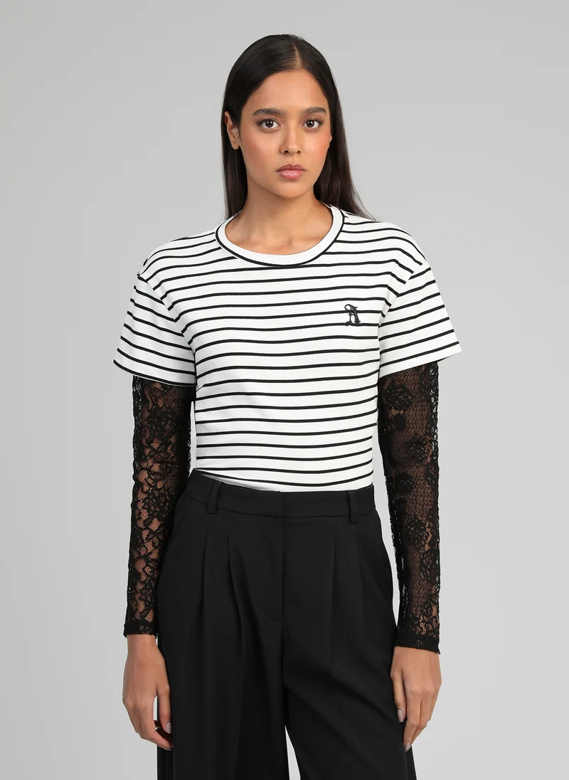 T-SHIRT AKELANE ecru