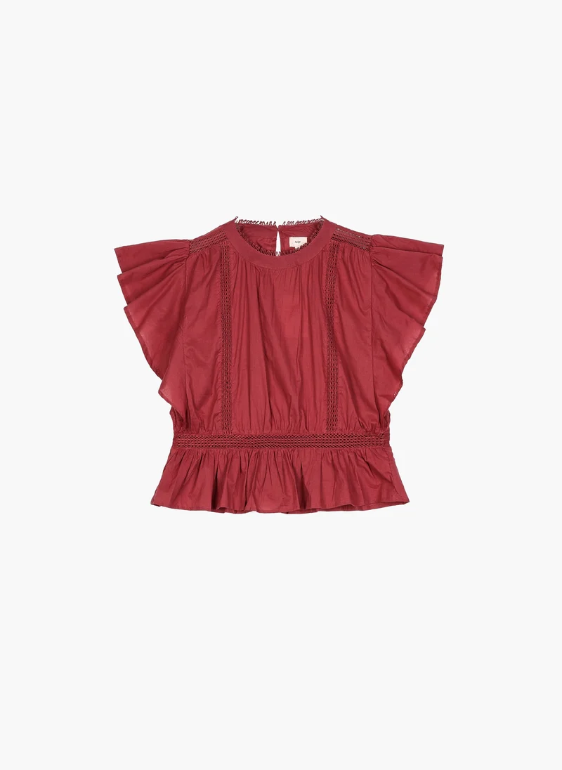 BLOUSE SALEKINA terracotta