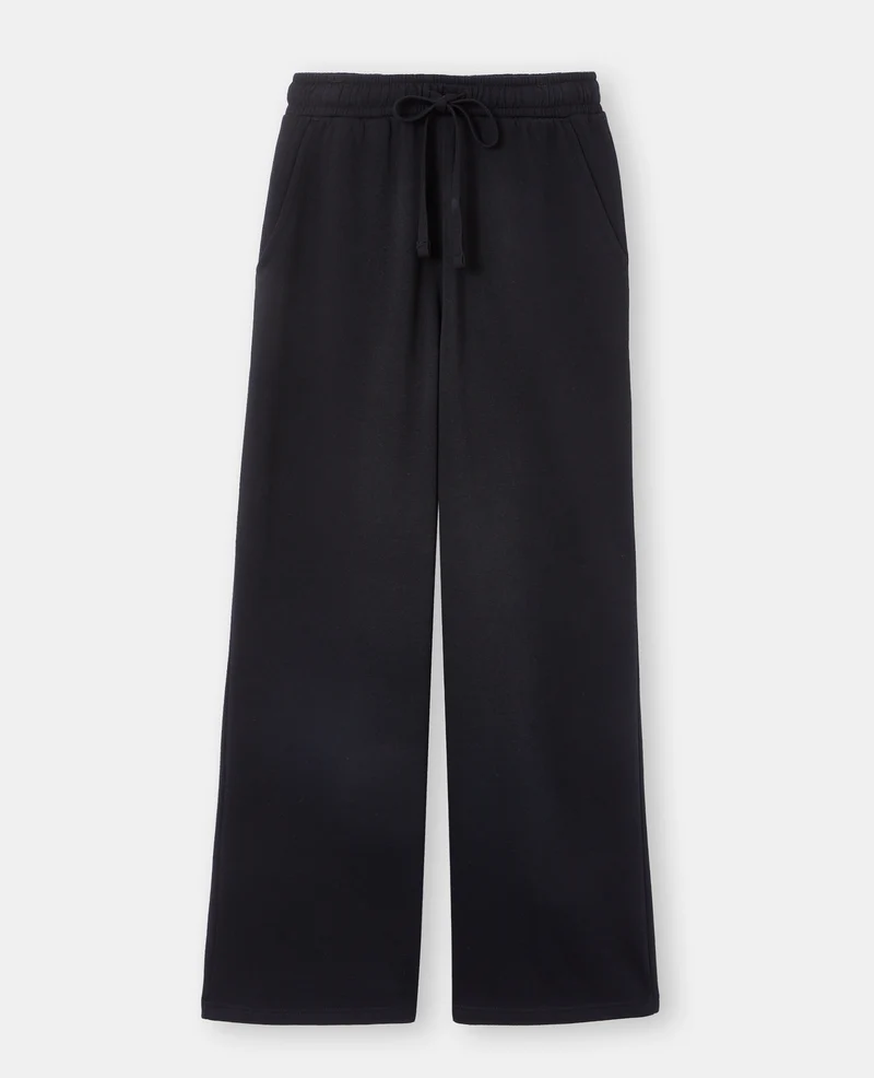 Pantalon de jogging bas droits en molleton