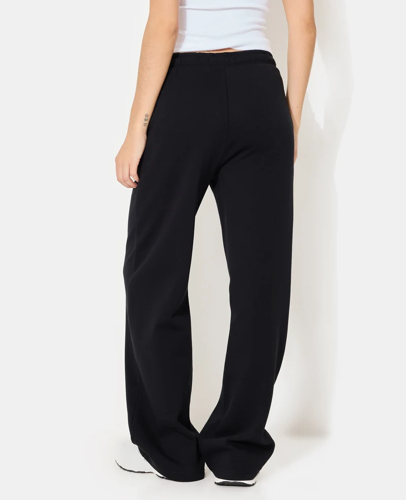 Pantalon de jogging bas droits en molleton