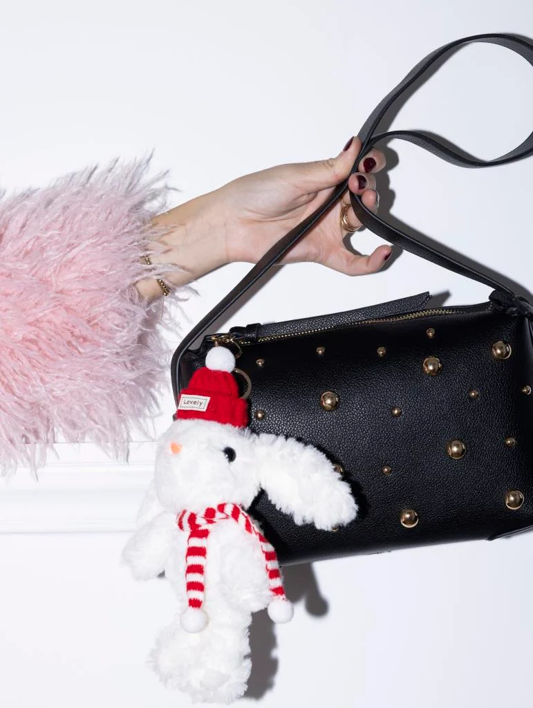 Déco de sac lapin avec bonnet