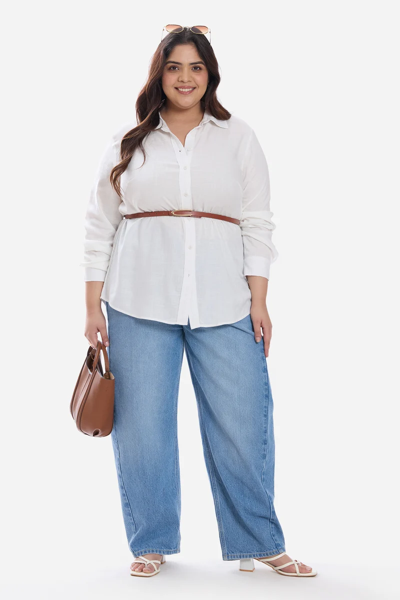 Yudon|Cotton Regular Button Down Shirt