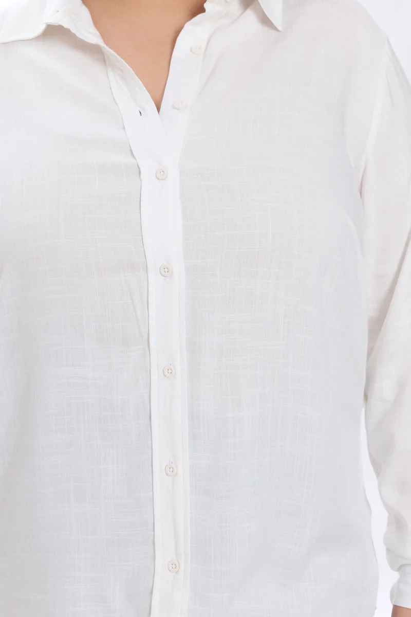 Yudon|Cotton Regular Button Down Shirt