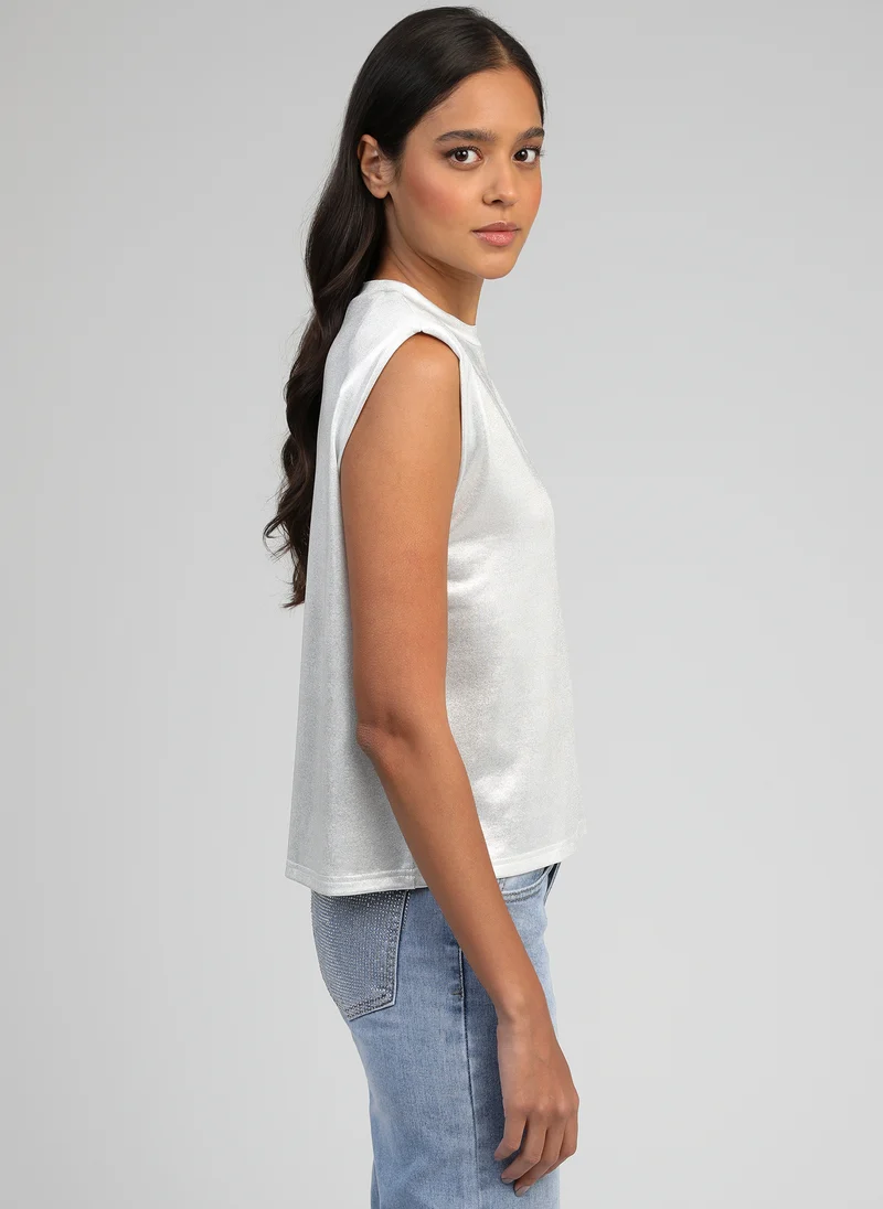 T-SHIRT AFLANY blanc