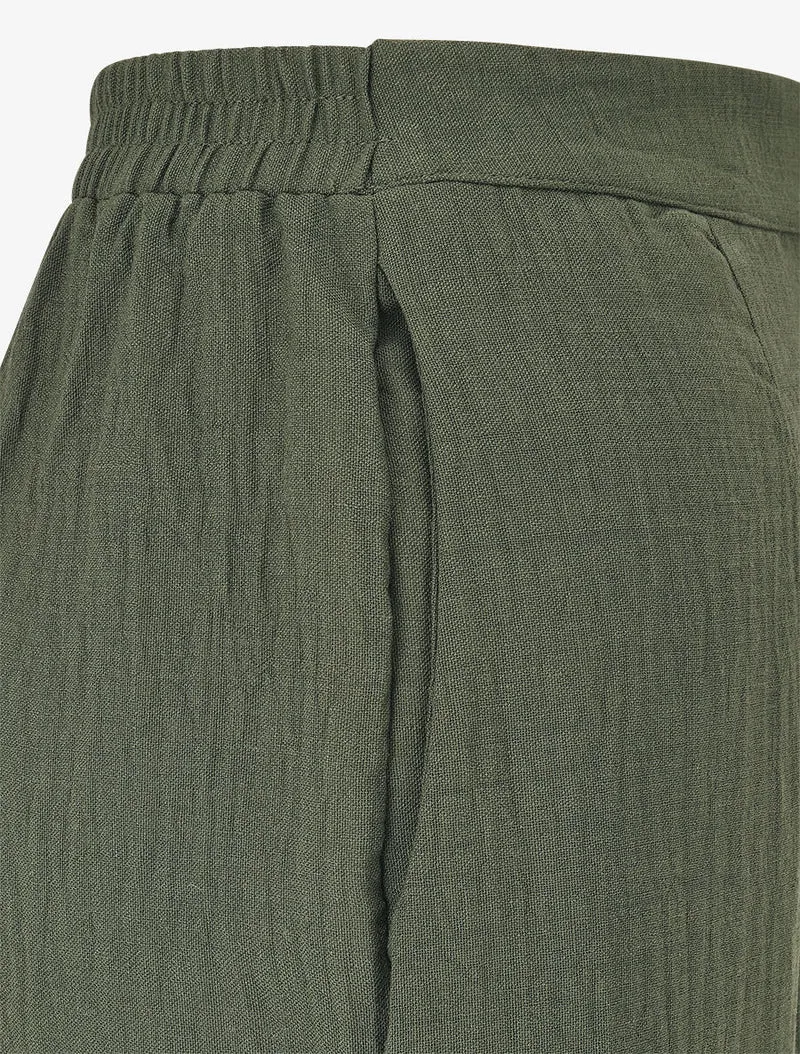 Ensemble top sans manches et pantalon - Kaki