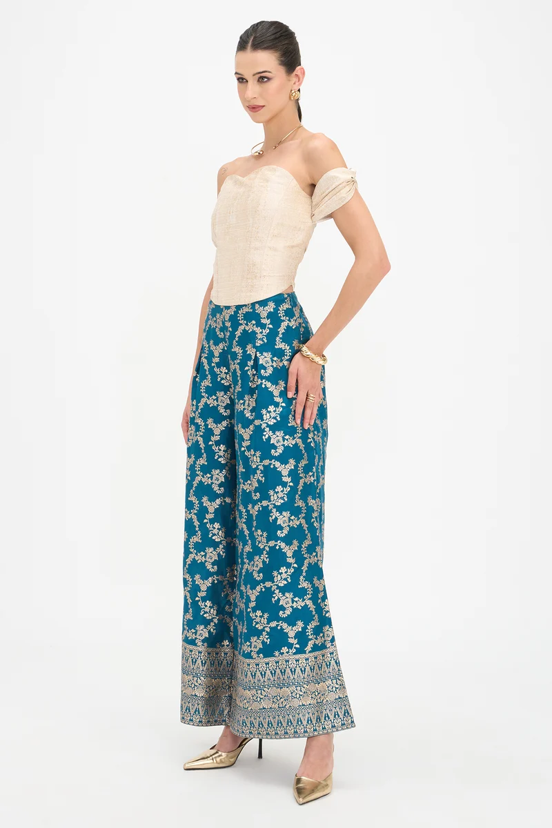 Mridula|100% Viscose Corset Crop Top
