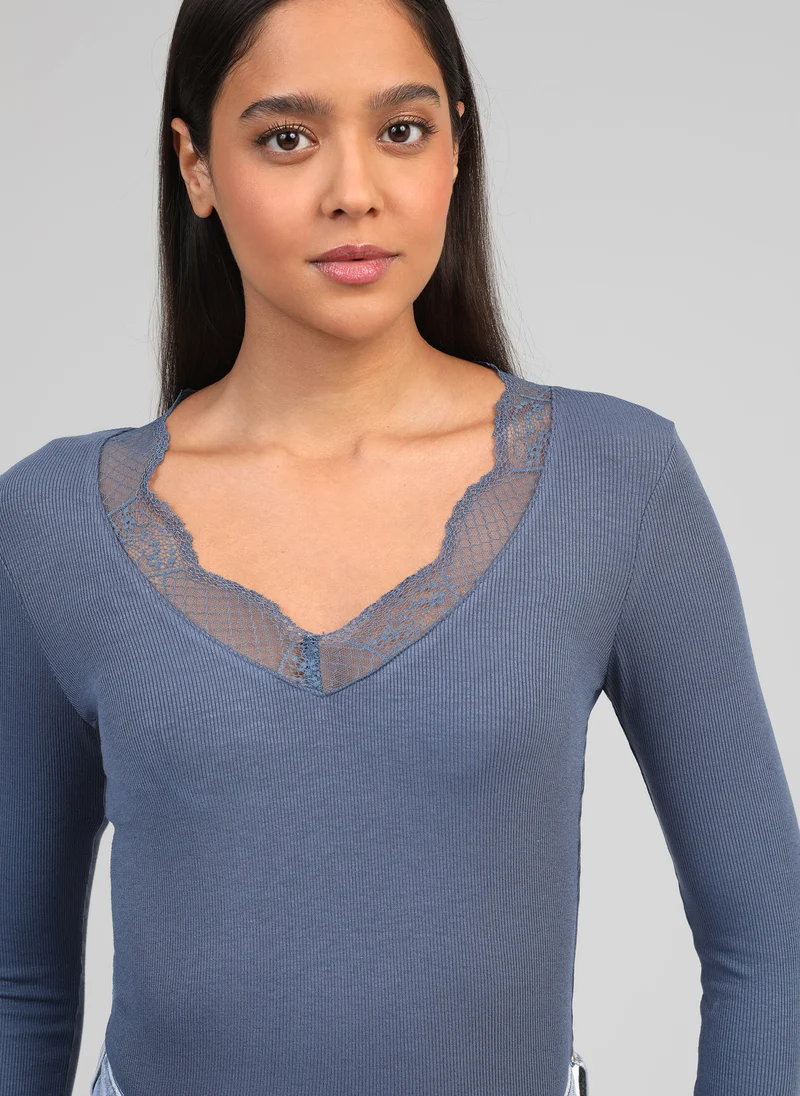 T-SHIRT ASTURIAL indigo