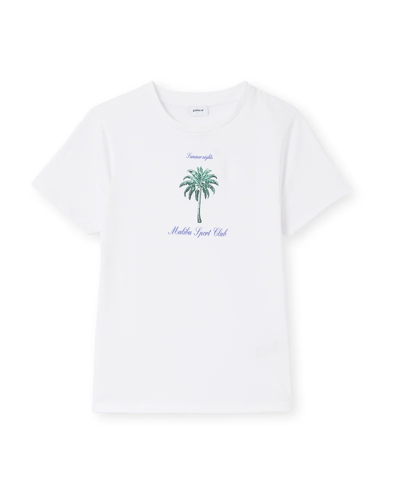 T-shirt ajusté avec print
