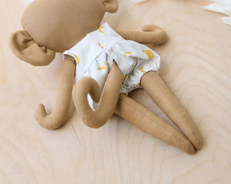 Patron de couture PDF | Peluche Singe | Mes Petites Lunes