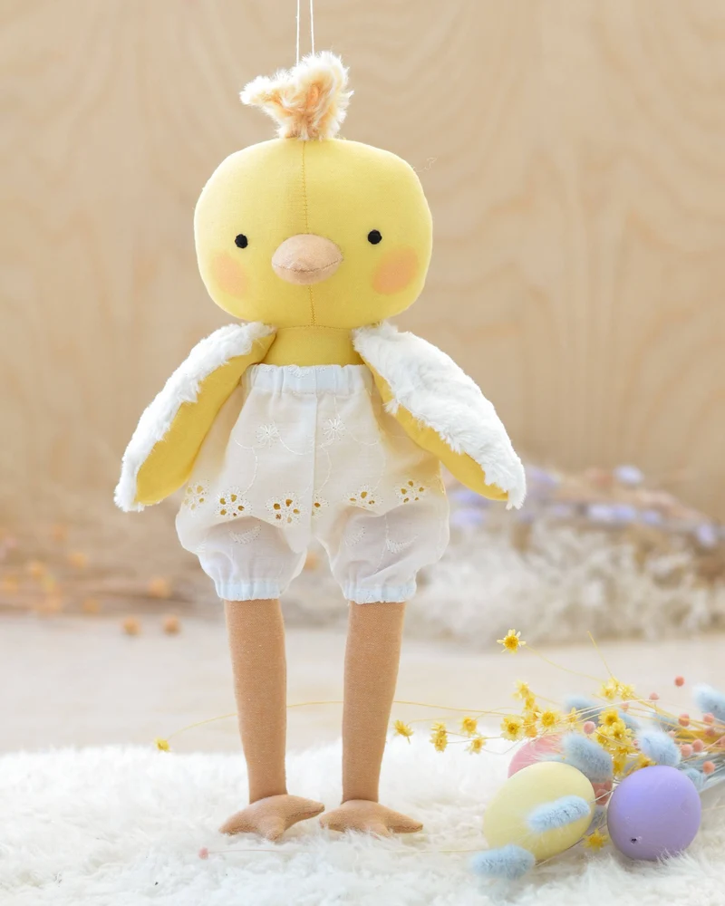 Patron de couture PDF | Peluche Poule / Poulet | Mes Petites Lunes