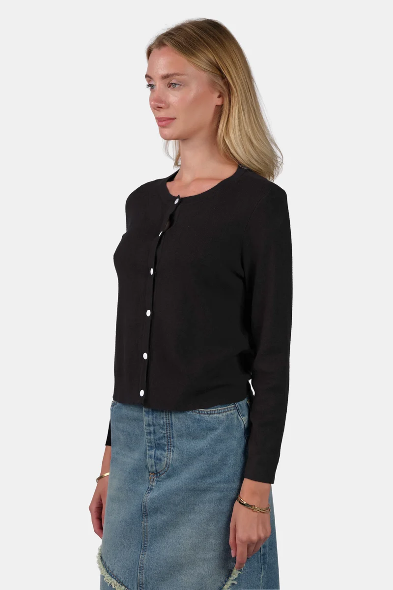 Ariey|Viscose Button Down Knit Cardigan