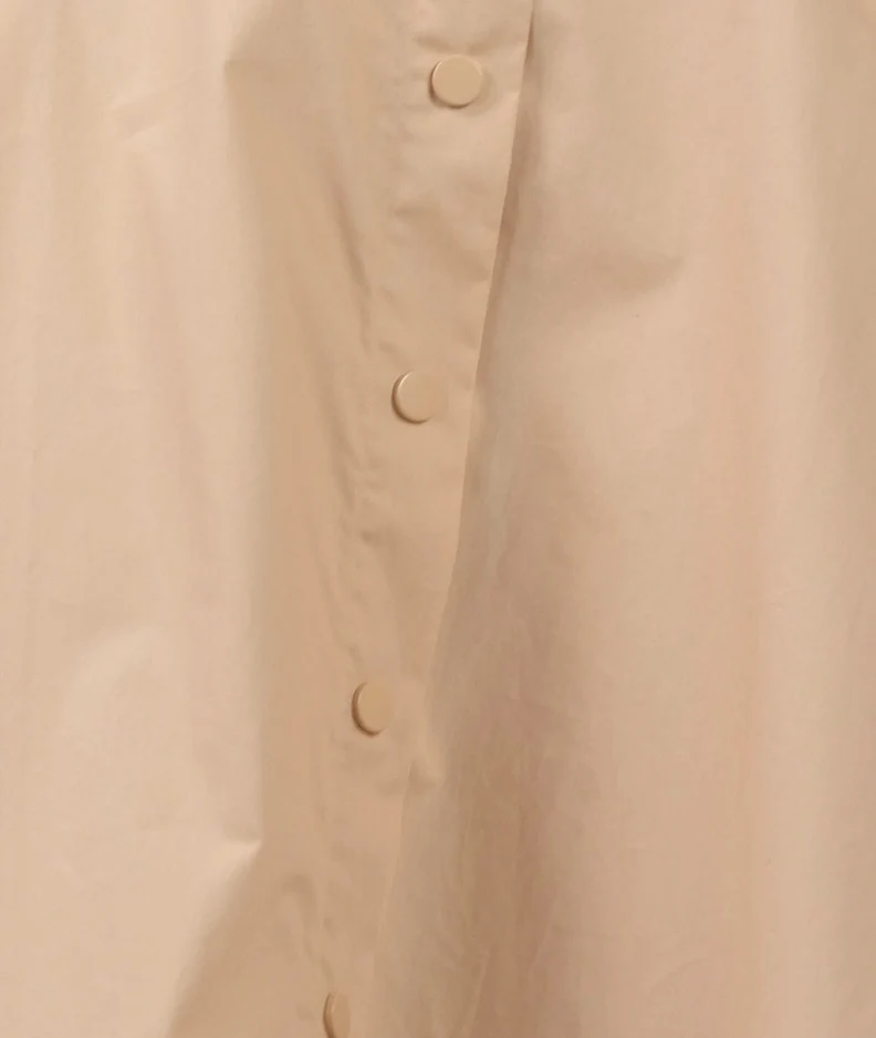 Bennie|100% Cotton Popper Detail Cropped Vest