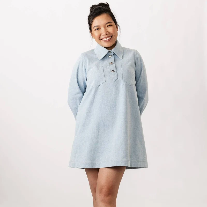 Patron de couture PDF | Robe en jean Loviisa | Named Clothing