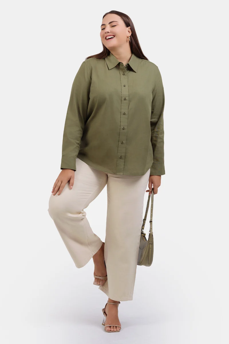 Zeynil|Lyocell Button-Down Shirt