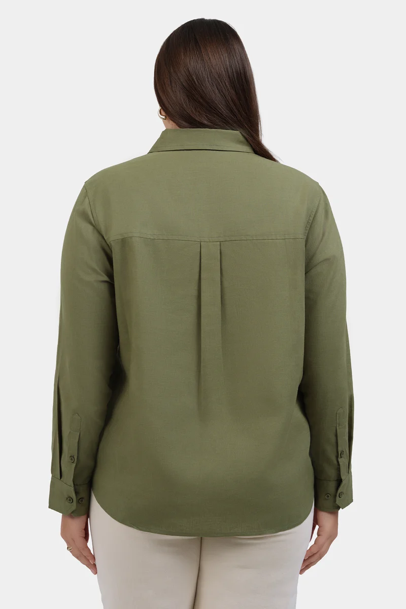 Zeynil|Lyocell Button-Down Shirt