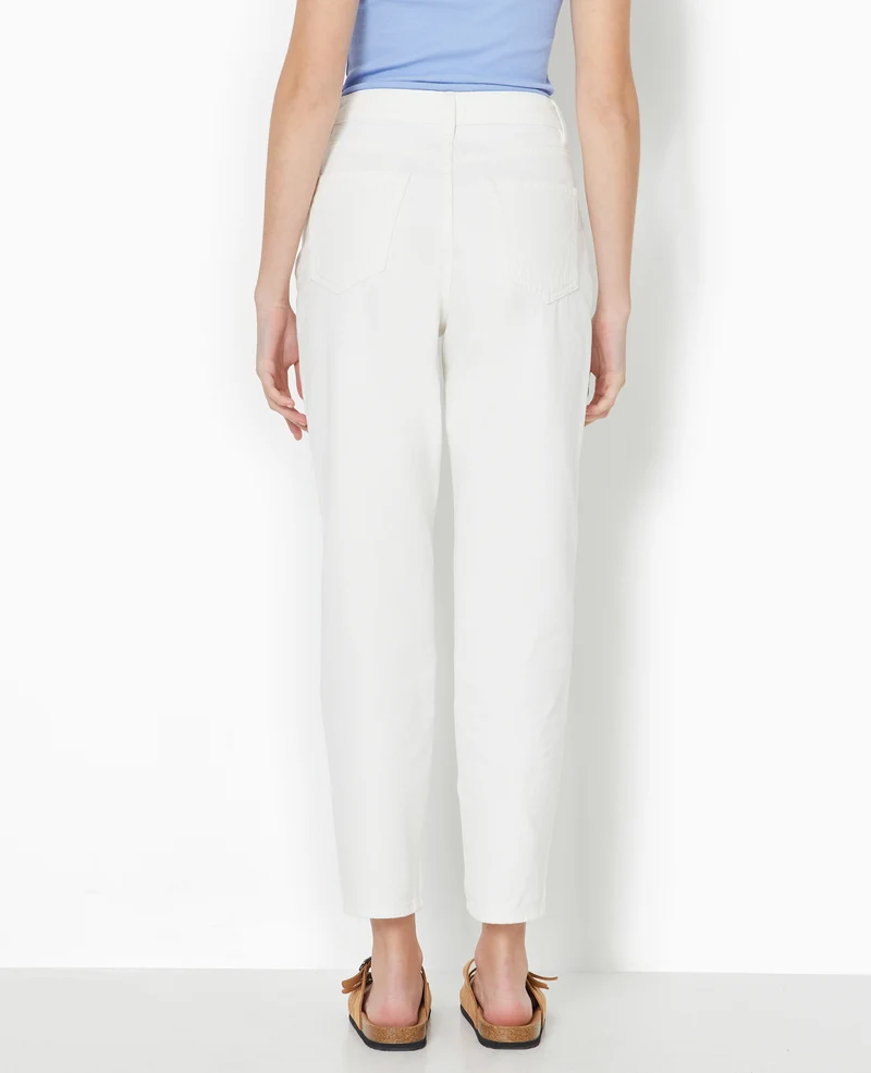 Jean mom taille haute