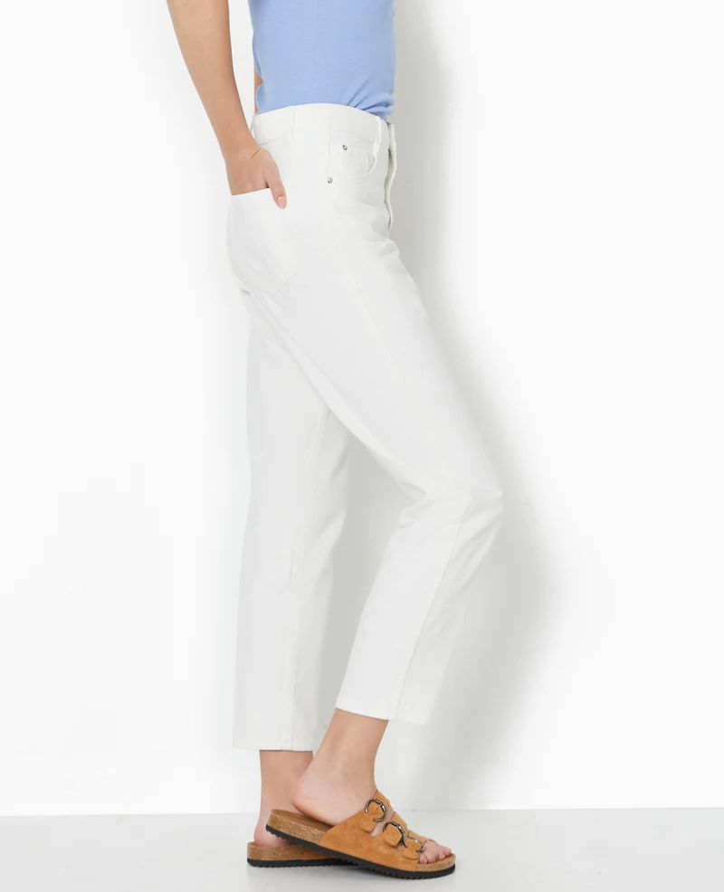 Jean mom taille haute