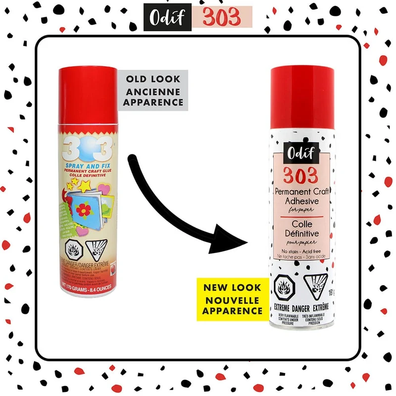 ODIF 303 | Colle permanente pour loisirs créatifs | 161g