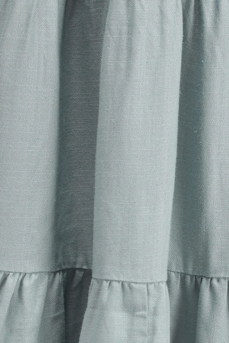 Grecia|Linen Strappy Maxi Sleeveless Dress
