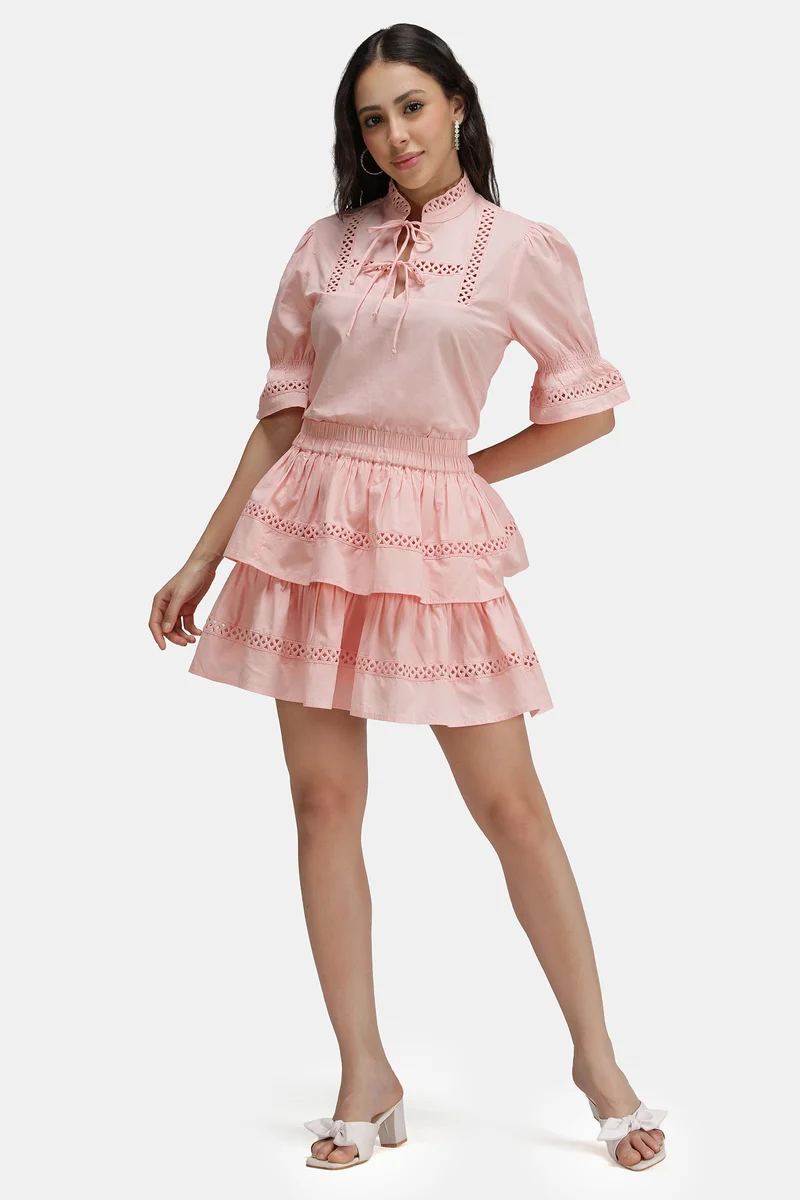 Serri |100% Cotton Lace Co-Ord Set