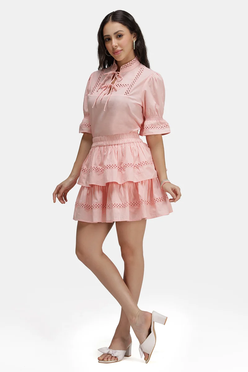 Serri |100% Cotton Lace Co-Ord Set