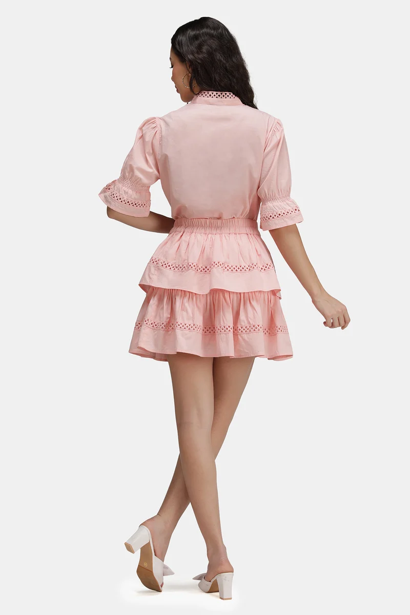 Serri |100% Cotton Lace Co-Ord Set