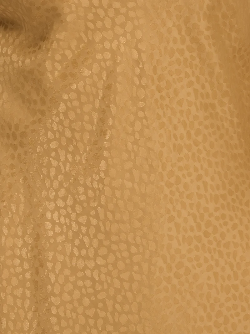 Marisol|Jacquard Satin Cowl Neck Dress