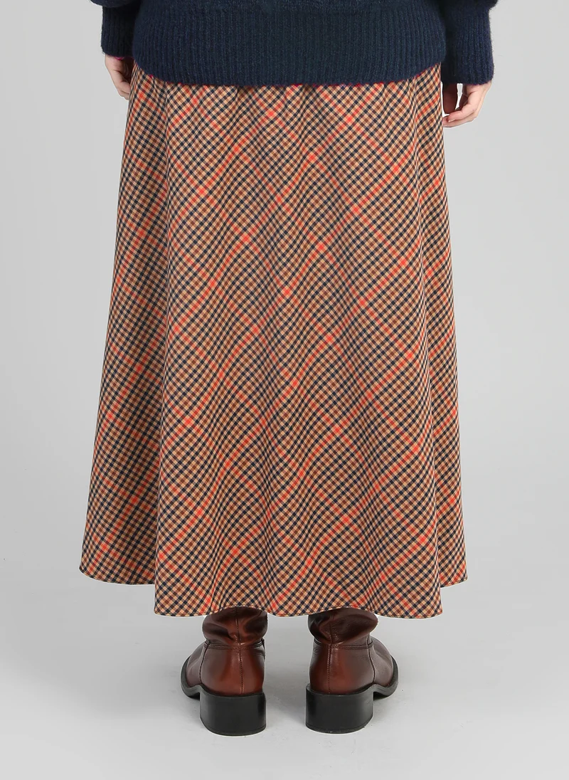 JUPE MIDI JALINA caramel