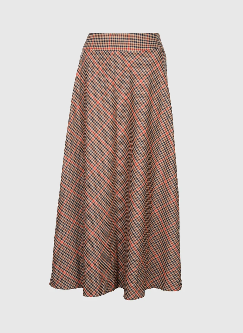 JUPE MIDI JALINA caramel