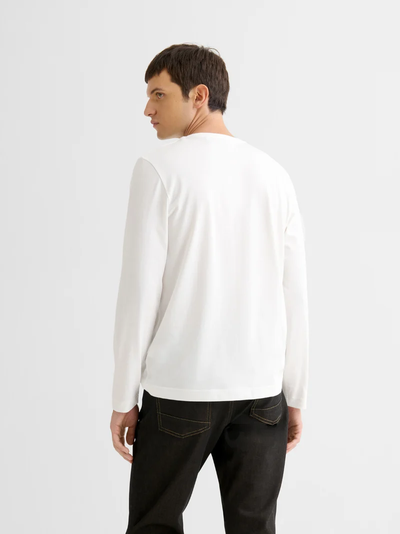 T-shirt manches longues col rond Supima®