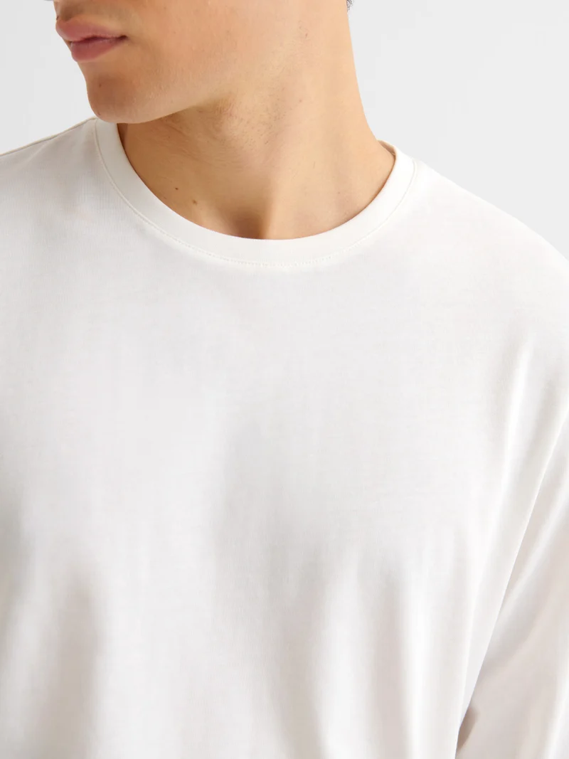 T-shirt manches longues col rond Supima®