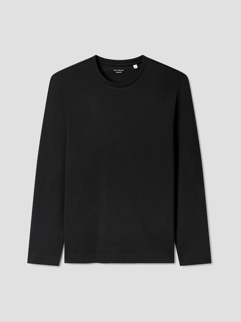 T-shirt manches longues col rond Supima®