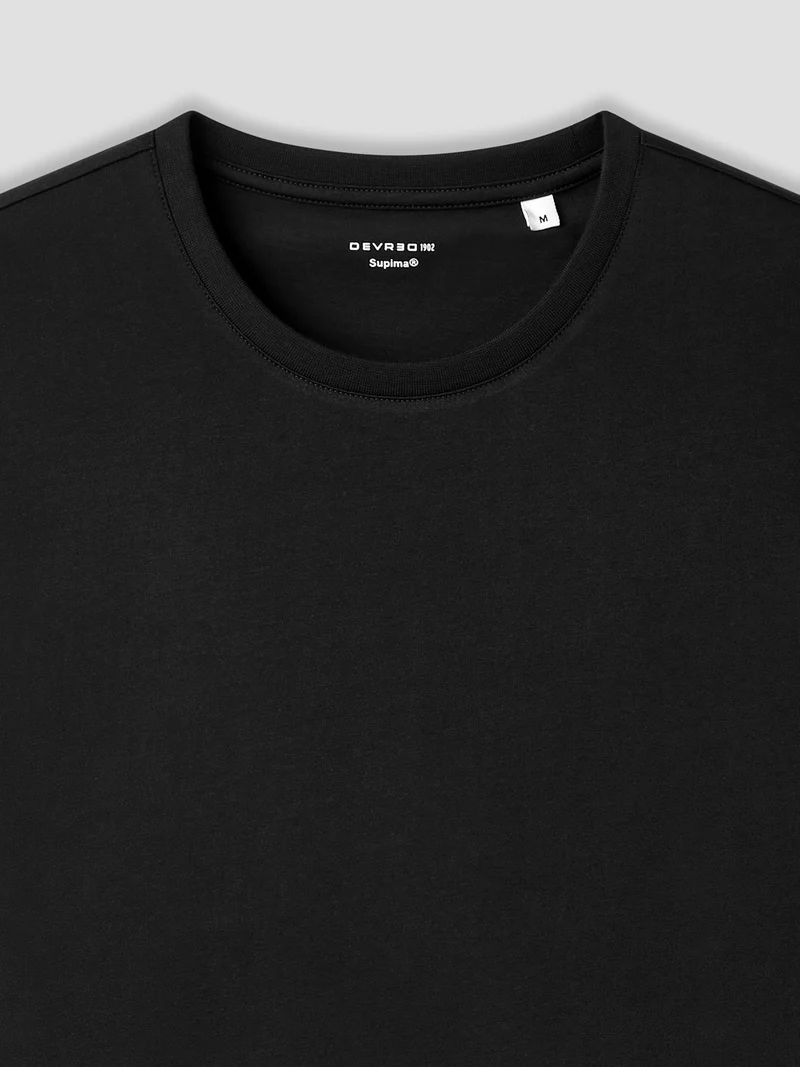 T-shirt manches longues col rond Supima®