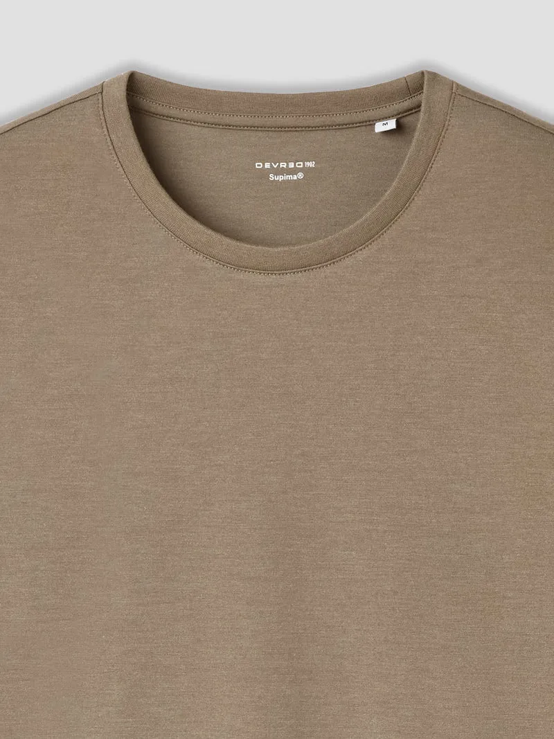 T-shirt manches longues col rond Supima®
