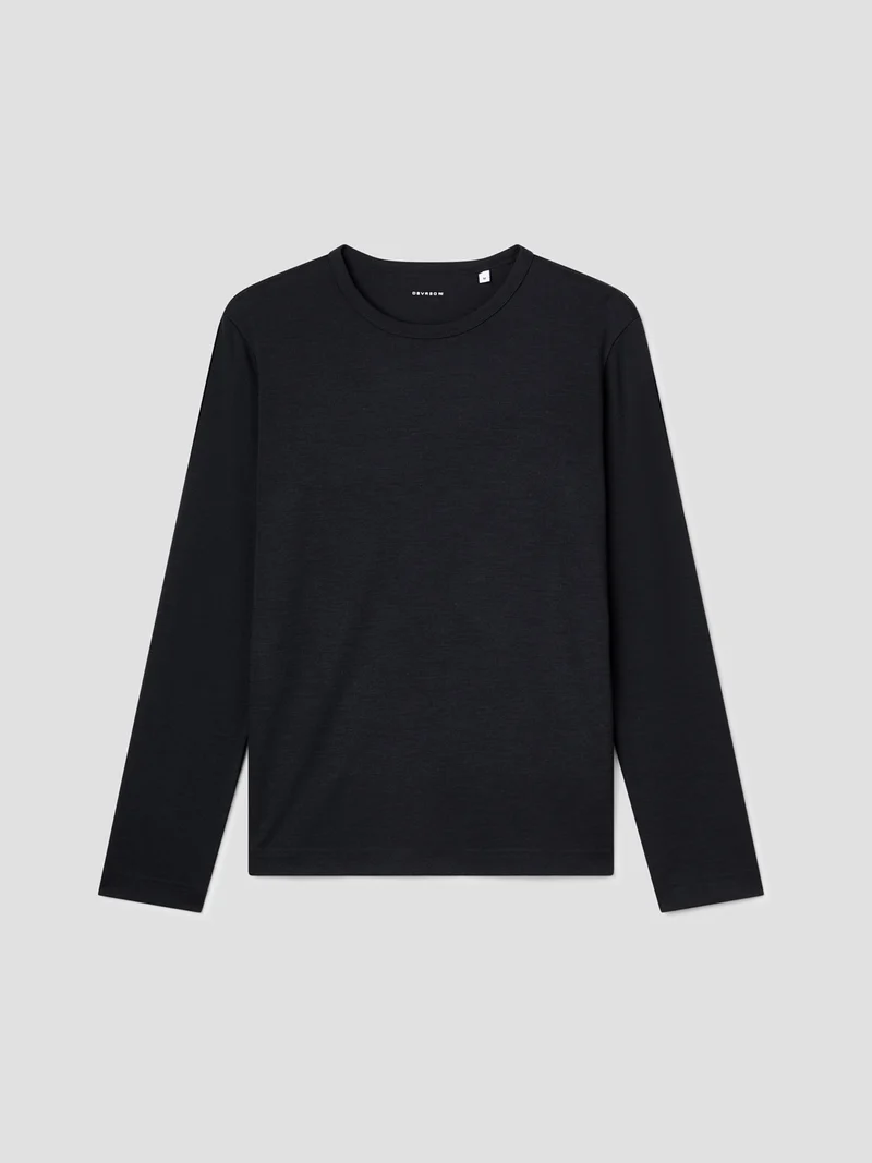 T-shirt manches longues en laine Mérinos
