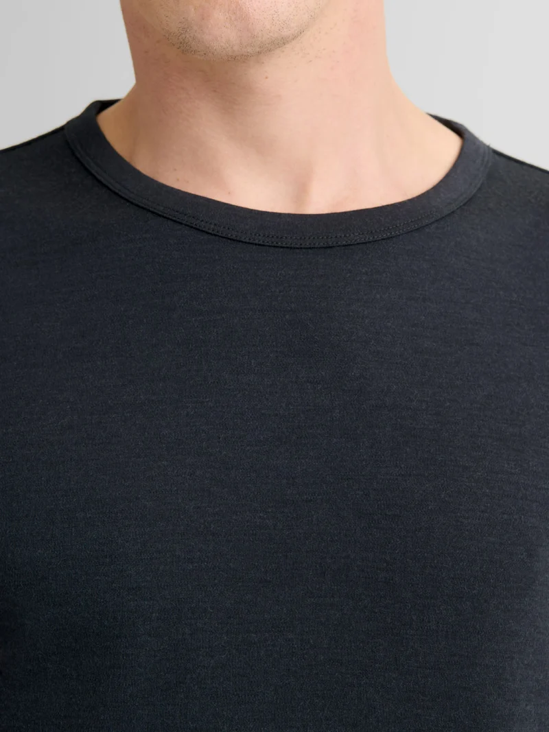 T-shirt manches longues en laine Mérinos