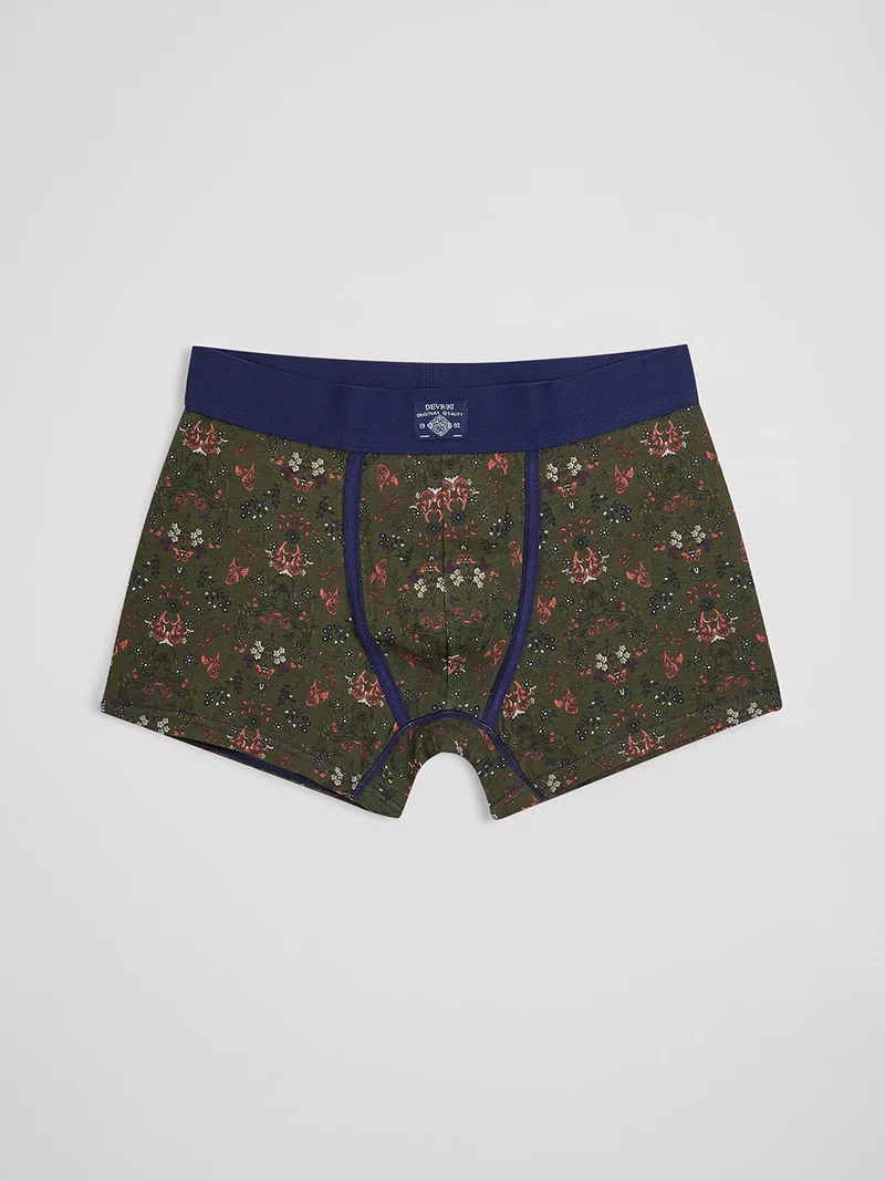 Boxer shorty fantaisie en coton