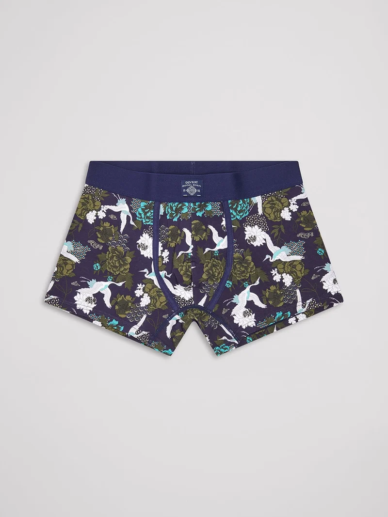 Boxer stretch en coton bio fantaisie