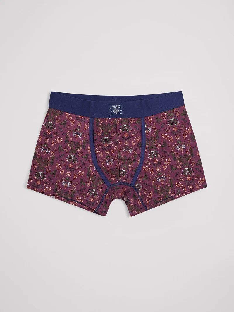 Boxer shorty fantaisie en coton