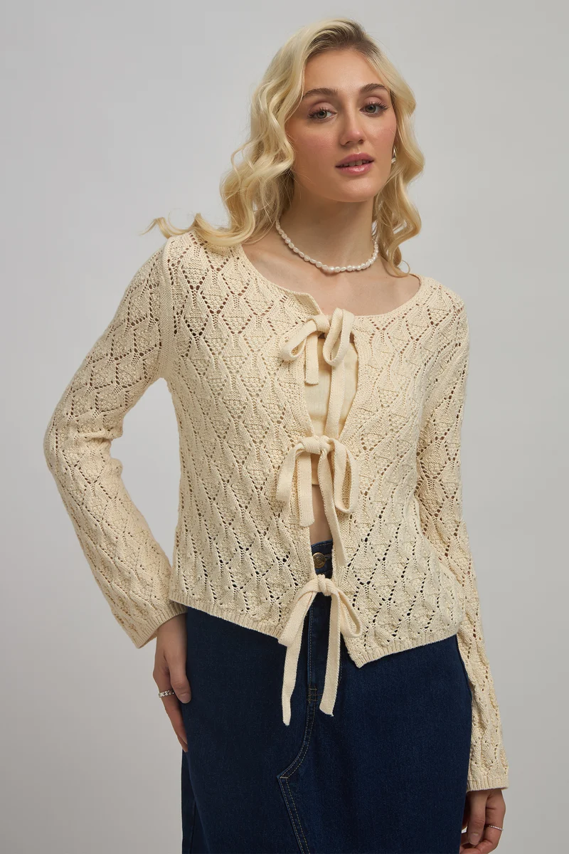 Frankie|100% Cotton Cropped Front Tie Up Top