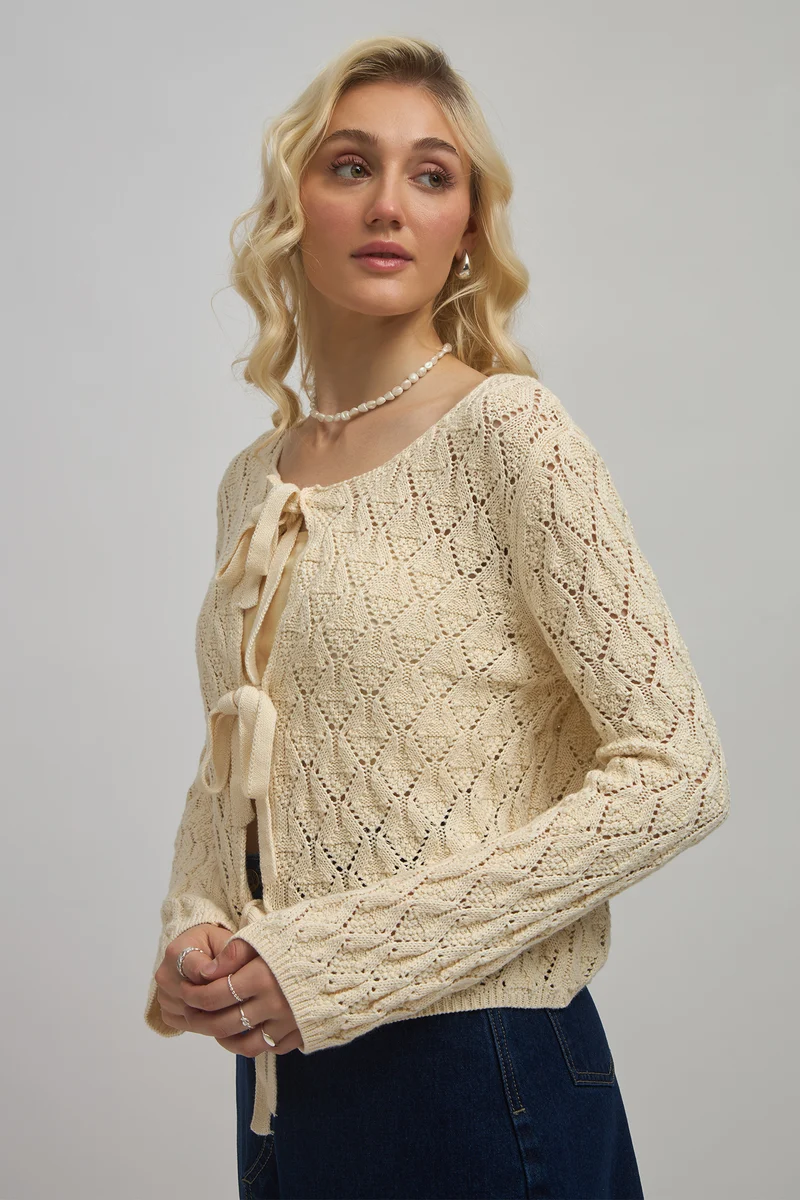 Frankie|100% Cotton Cropped Front Tie Up Top