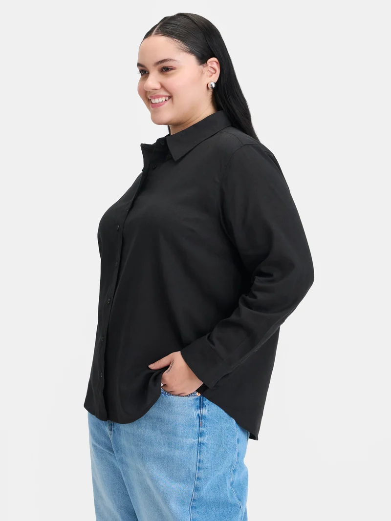 Esther|Lyocell Classic Work Shirt