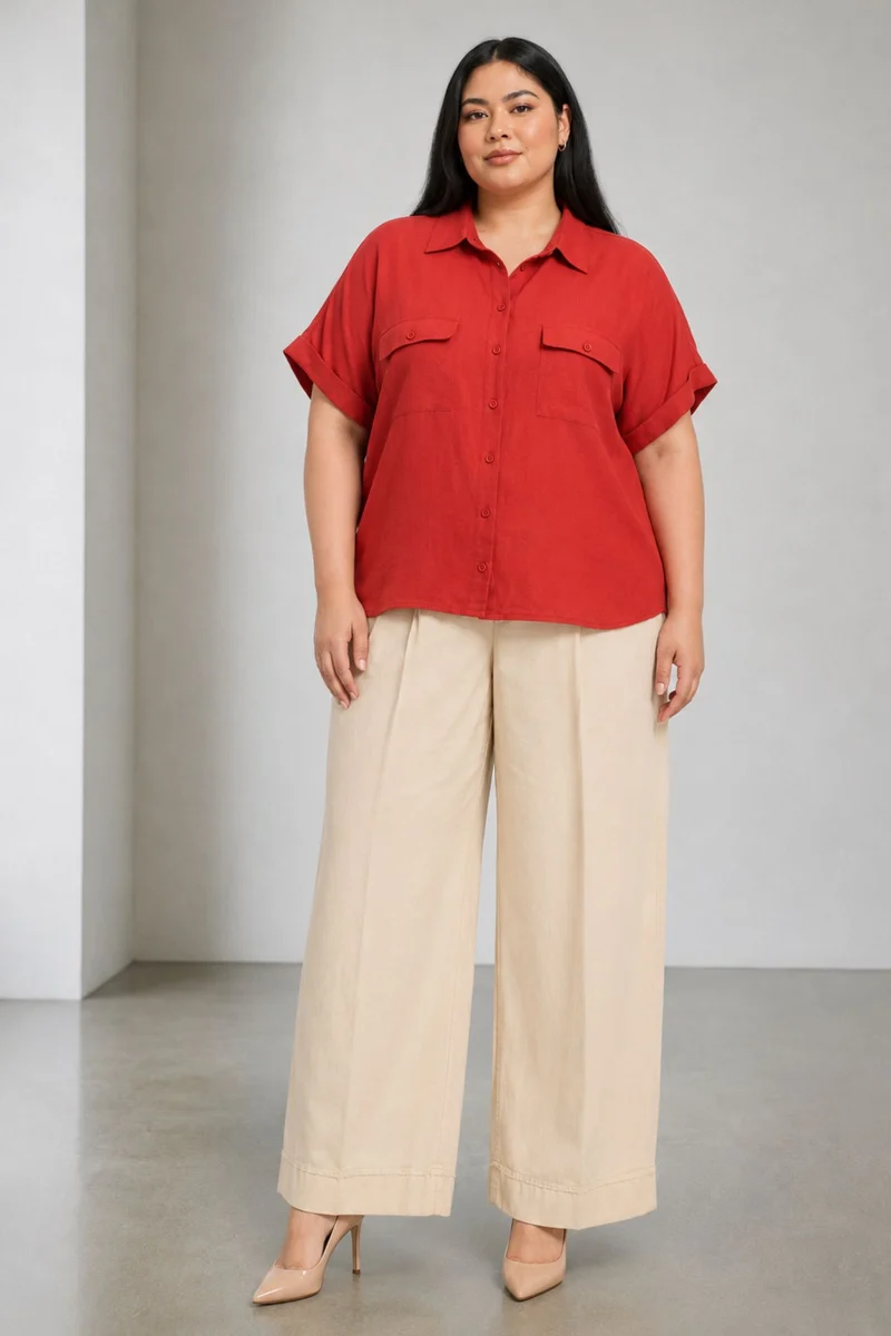 Selah|Linen Oversize Shirt