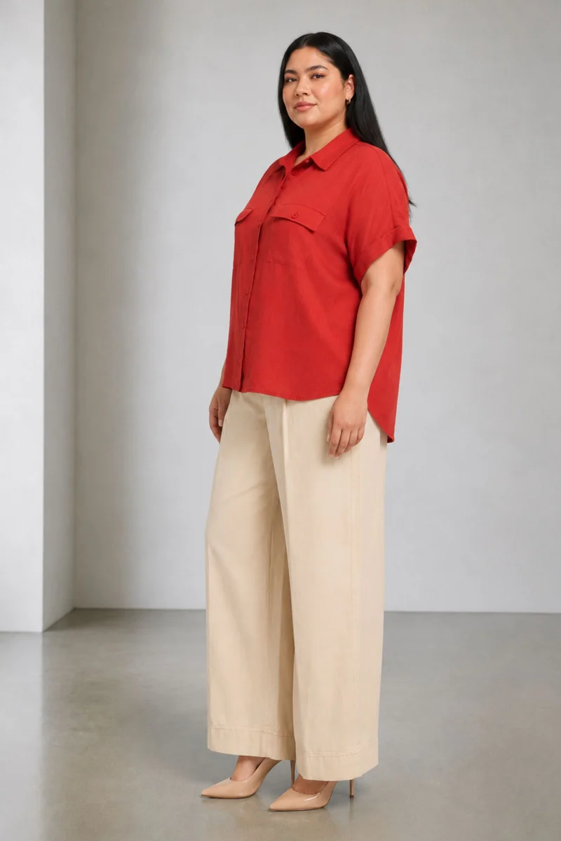 Selah|Linen Oversize Shirt