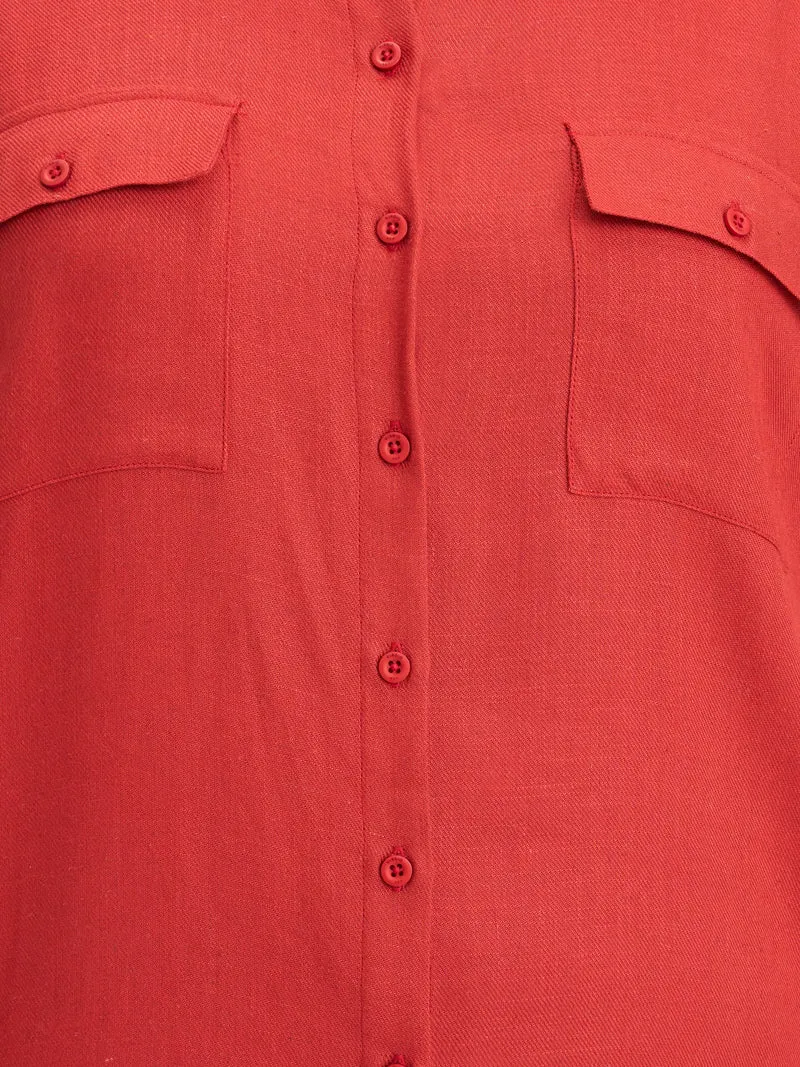 Selah|Linen Oversize Shirt