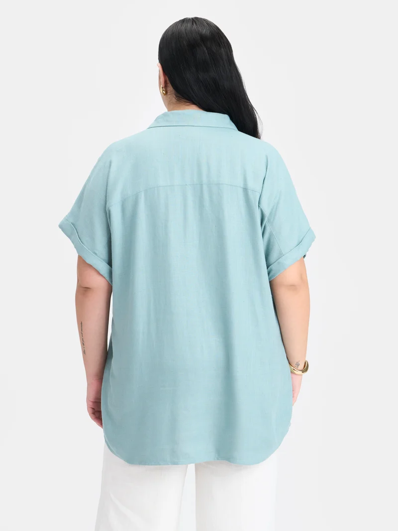 Kaizen|Linen Oversize Shirt
