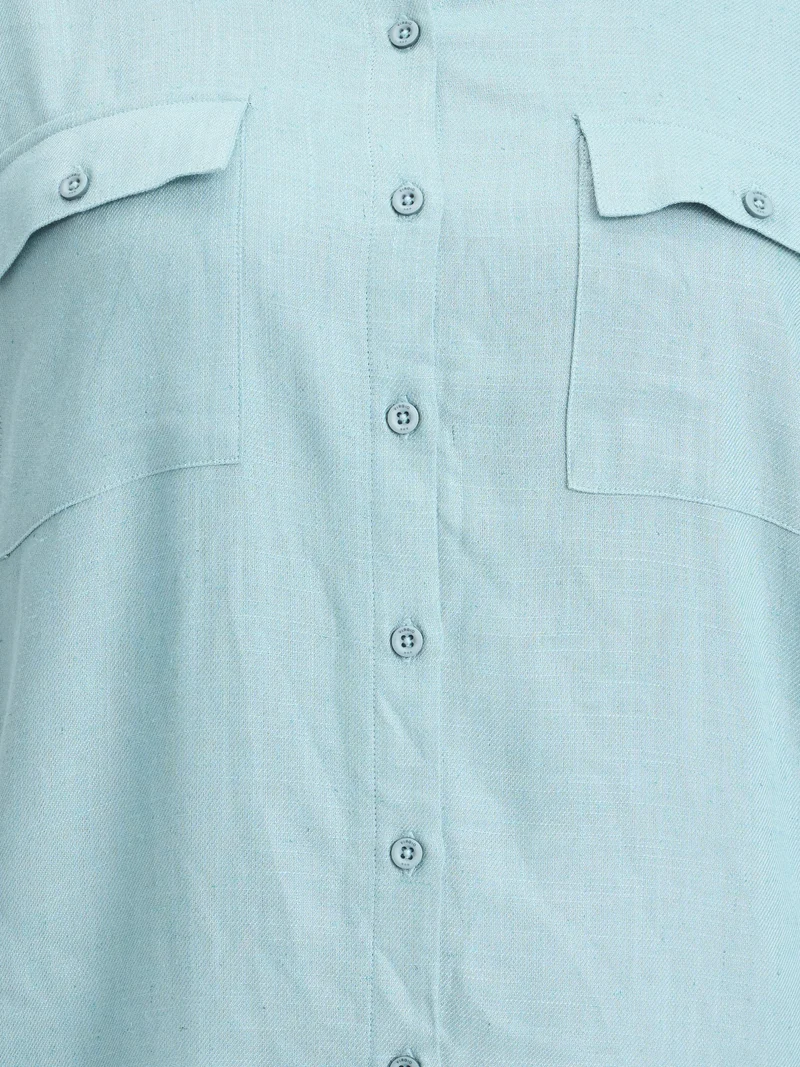 Kaizen|Linen Oversize Shirt