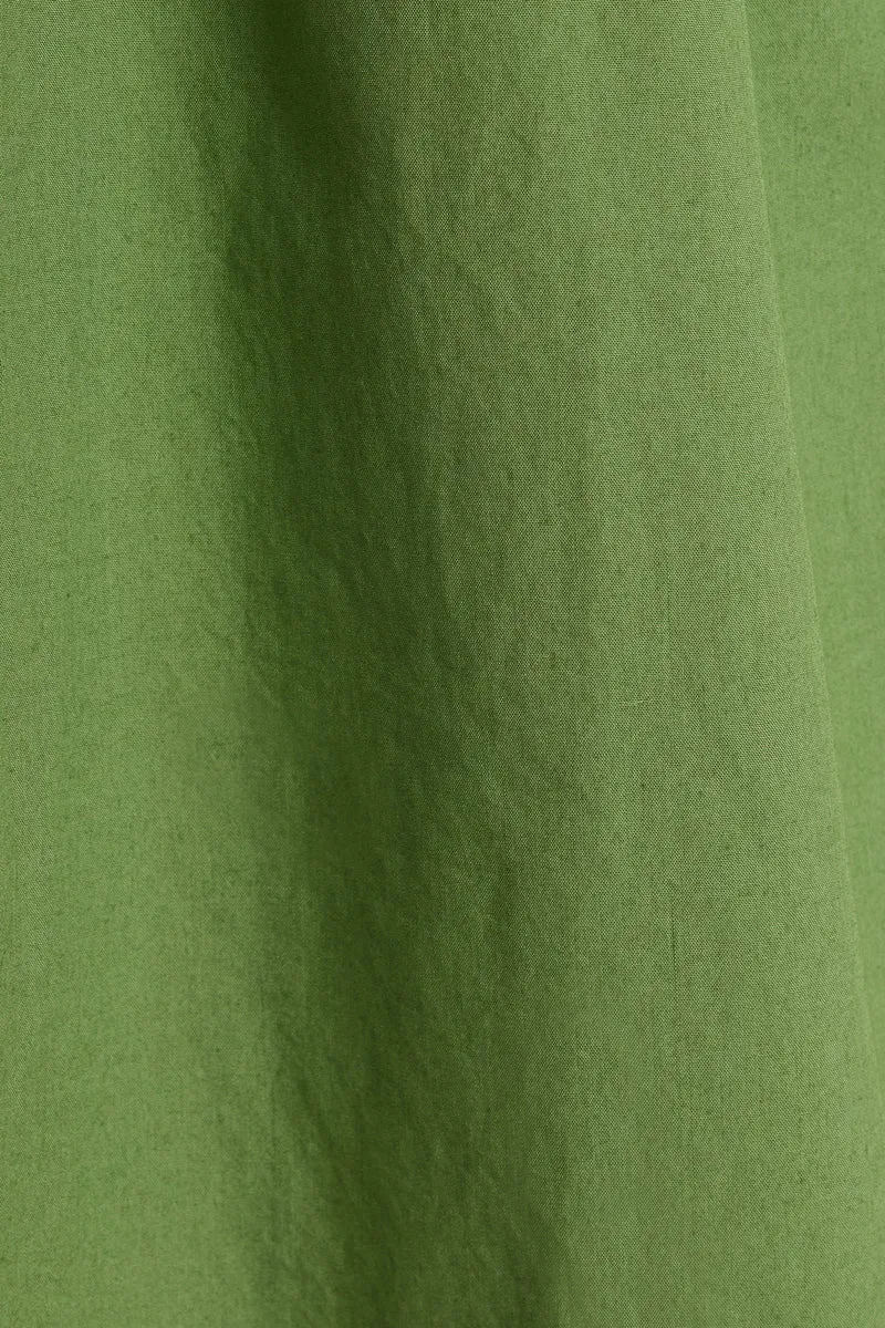 Kona|100% Cotton Waist Gathered Dress