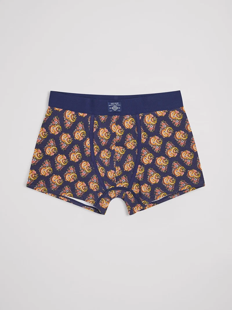 Boxer shorty fantaisie en coton